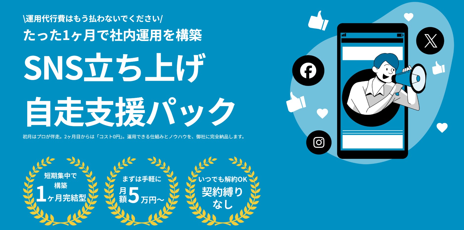 3. SNS運用代行：継続的な接点を作る集客チャネル