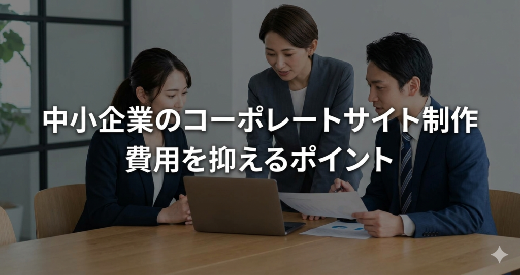 中小企業向けコーポレートサイト制作の手順と費用を抑えるコツ