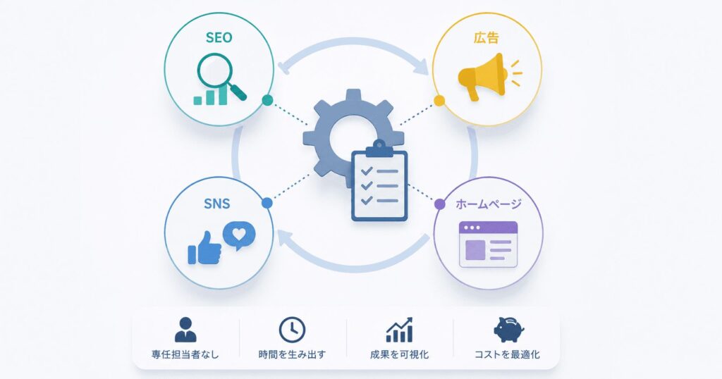 弁護士の集客方法｜ホームページ・SEO・広告・SNSをWeb担当者なしで回す仕組み