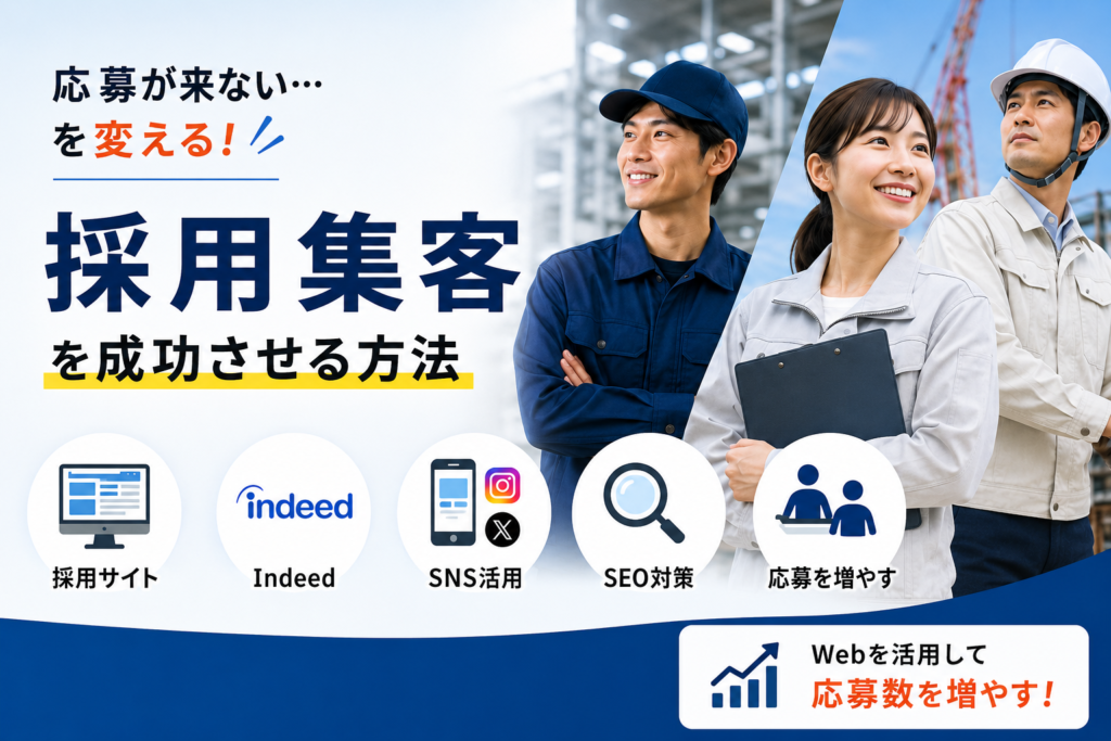 採用集客を成功させる方法｜中小企業が応募を増やすWeb活用の実践手順